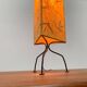 Mid-century tripod paper table lamp