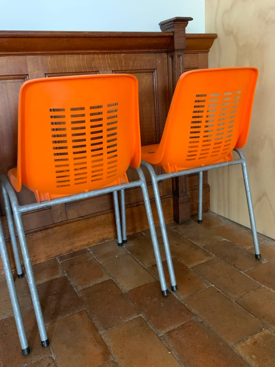 Plastic chairs