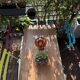 Fermob garden furniture and IKEA table.