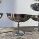 11 stainless steel cups / bowls 1970