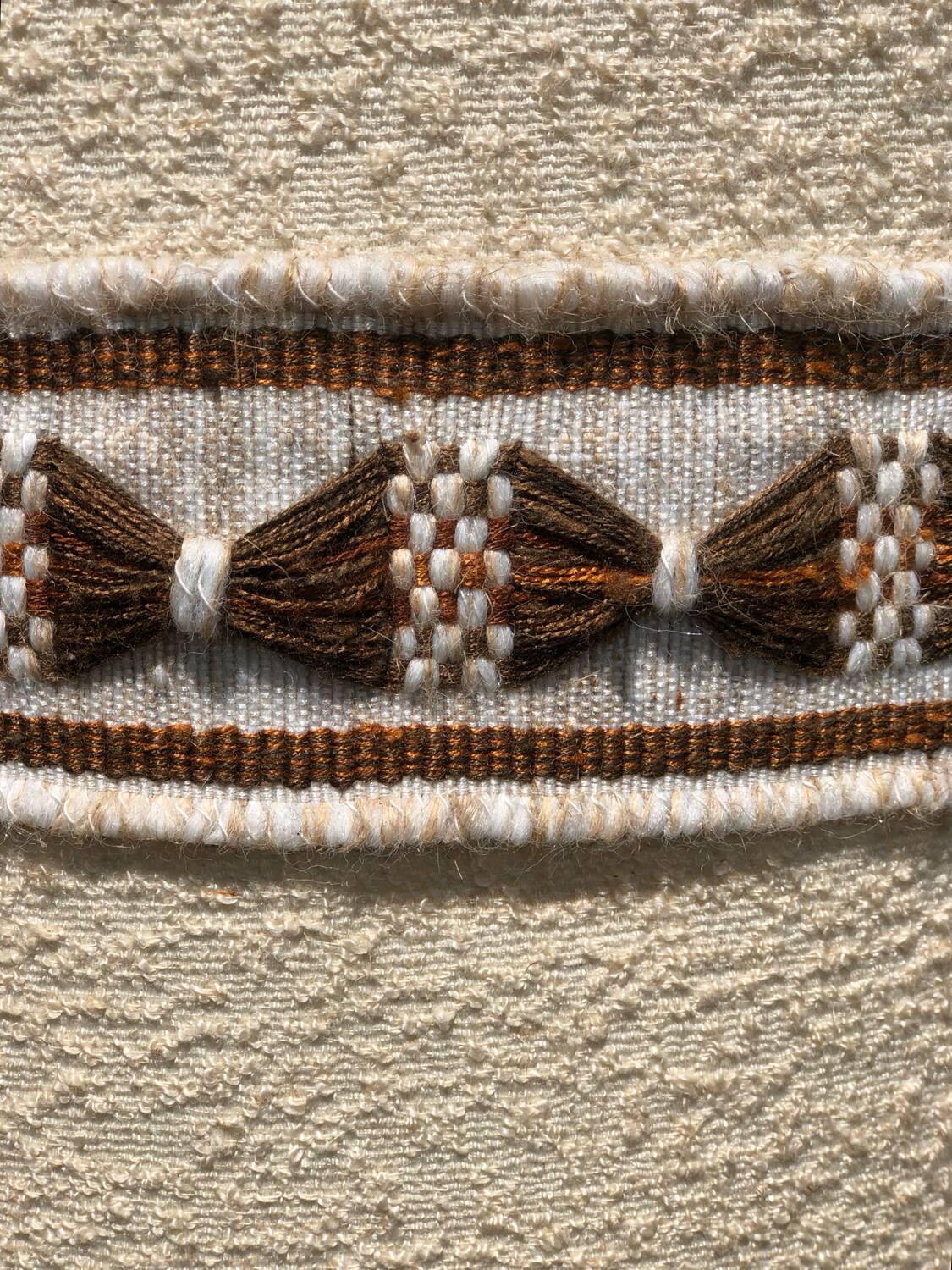 Beige ceramic lamp with crackle look, vintage 1970