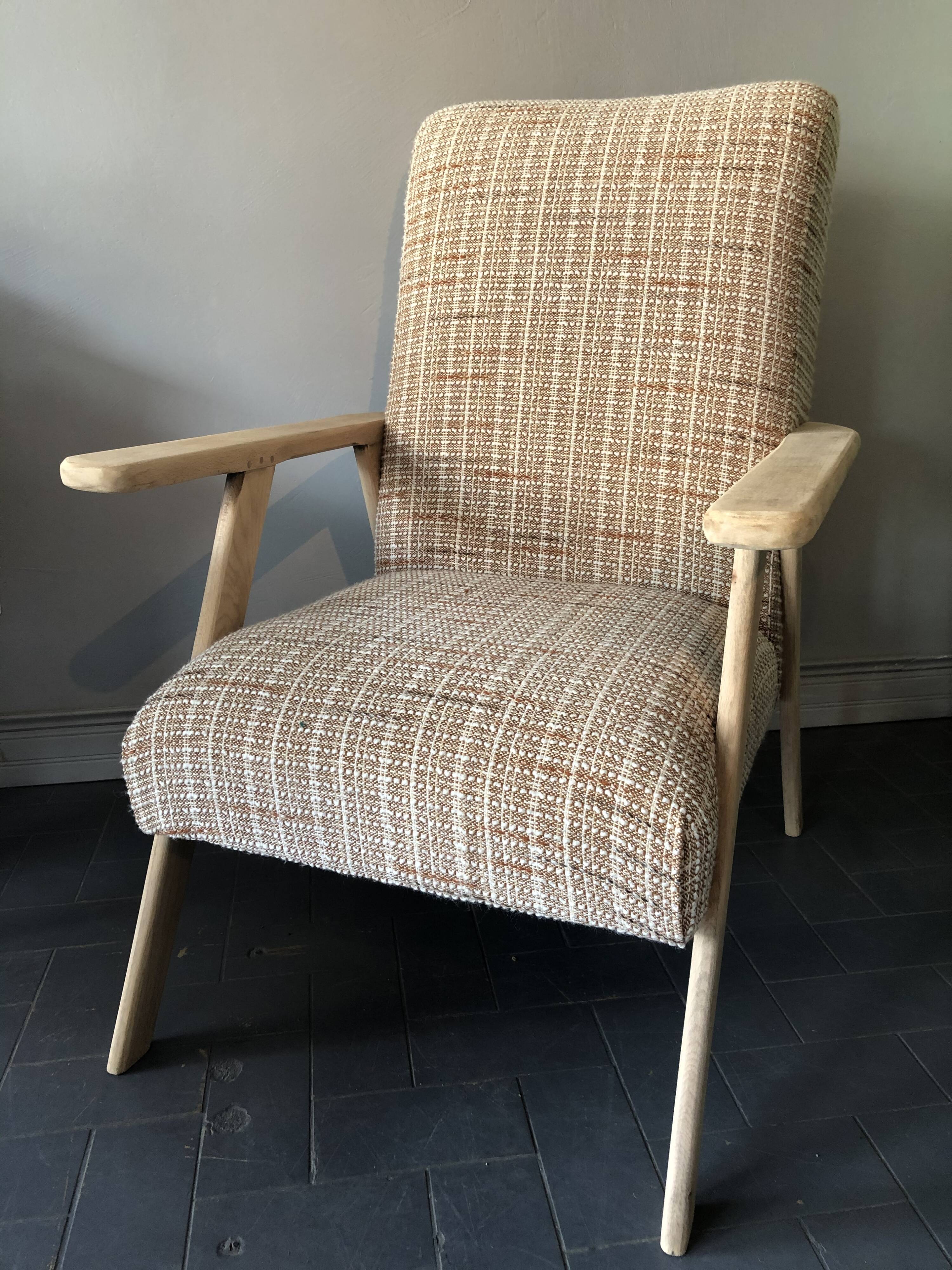 Vintage armchair feet raw compass