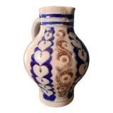 Stoneware salt glaze jug or vase from West Germany 1930s