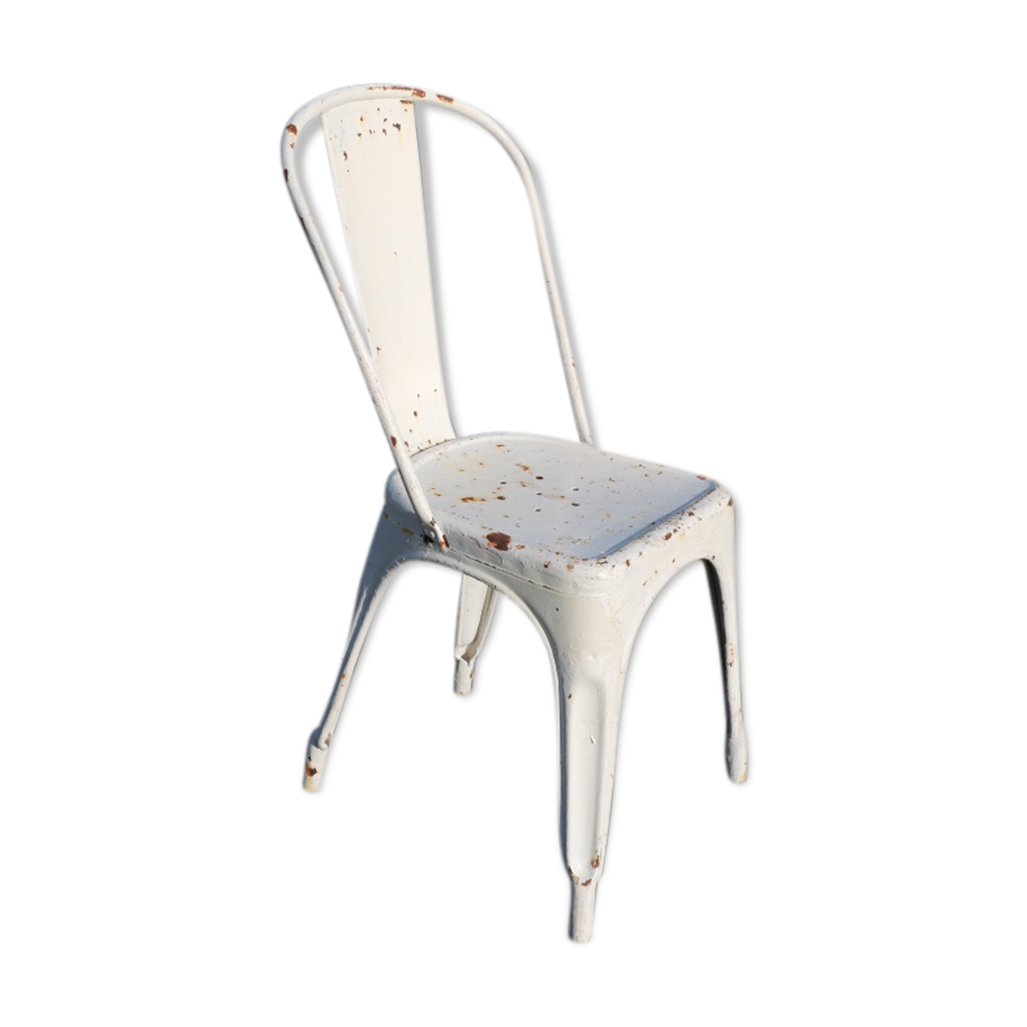 White Tolix A chair, 1950