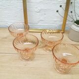 Set 4 Rosaline ice cream cups