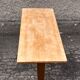 Trio de table bistrot vintage pliante 1950