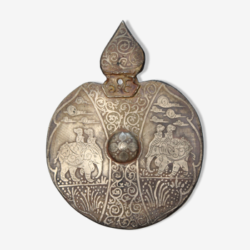 Ancient Gong Asian Bronze Plate