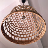 Wicker basket suspension