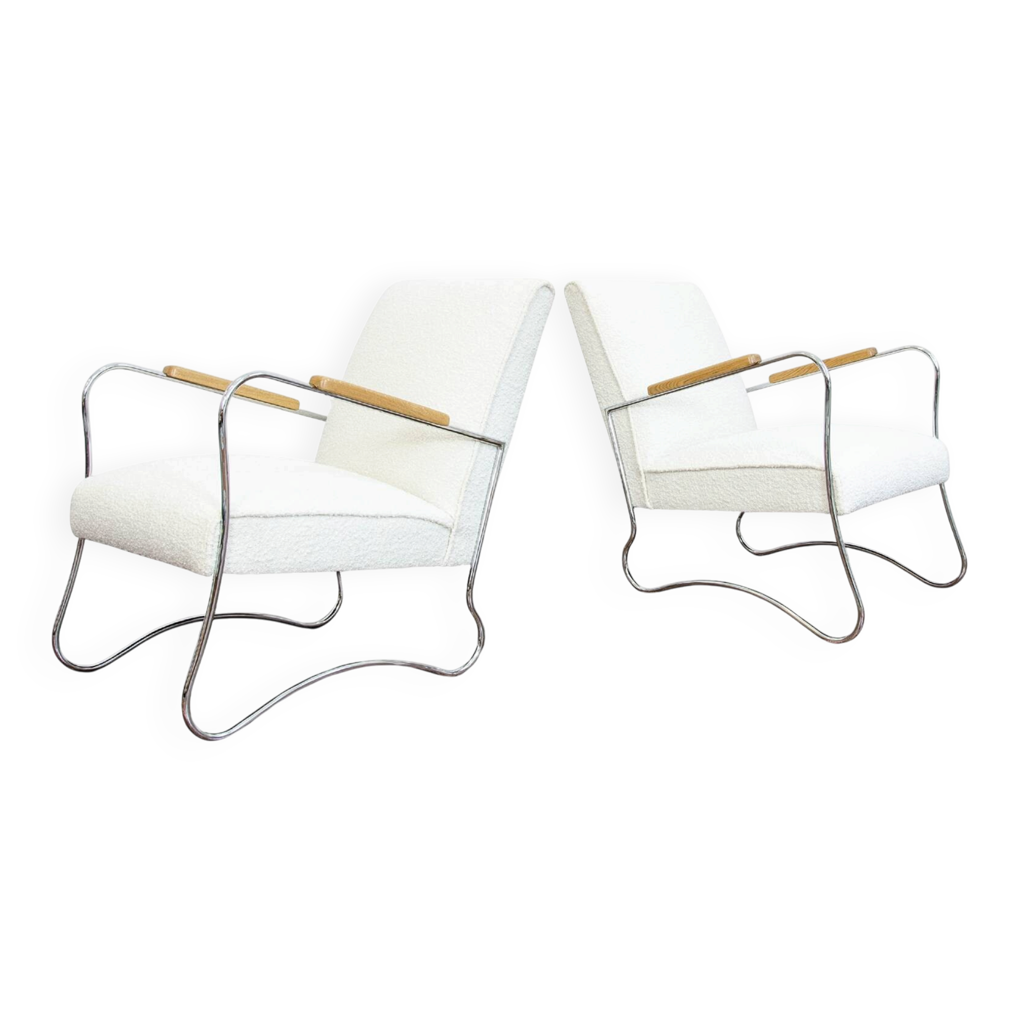 Chaises de style Bauhaus, années 1950, Pologne, ensemble de 2