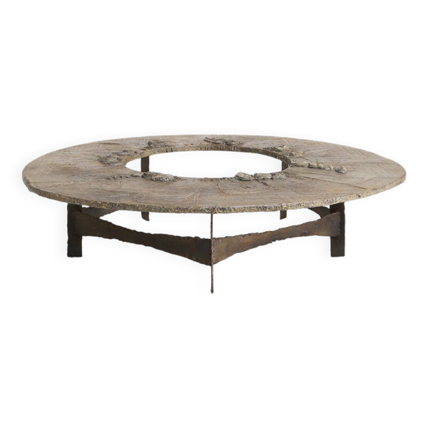 Table basse signée Pia Manu, Belgique, années 1960