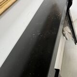 Napoleon III fireplace with a black marble corbel, 19th century.