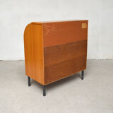 Secretary rounded in blond wood 1960