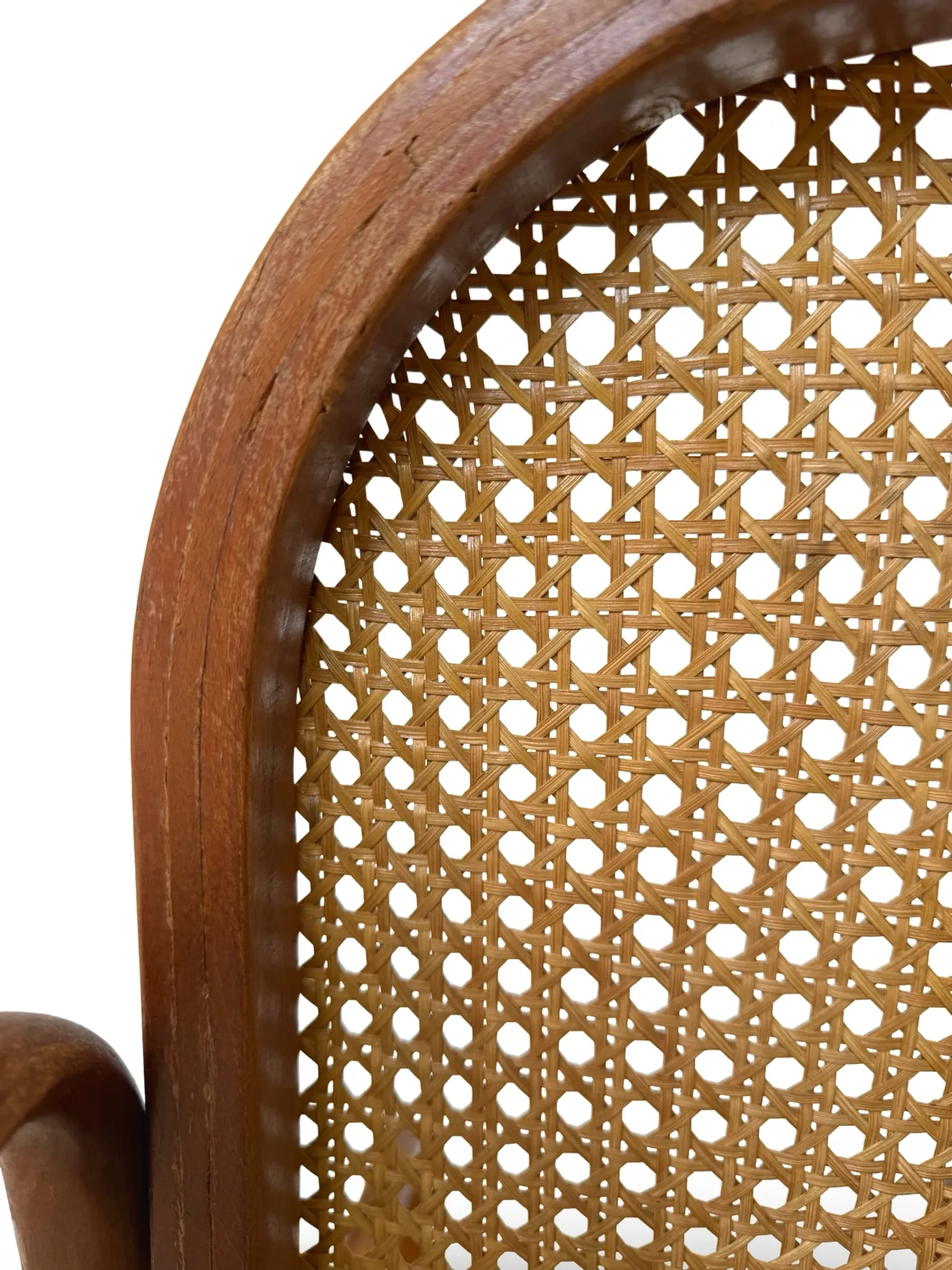 Vintage Bentwood Rocking Chair in the Thonet Tradition, by FMG, 1940s/