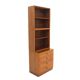 Bibliothèque scandinave en noyer par Bertil Fridhagen pour Bodafors, Suède, 1960