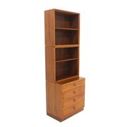 Scandinavian walnut bookcase by Bertil Fridhagen for Bodafors, Sweden, 1960
