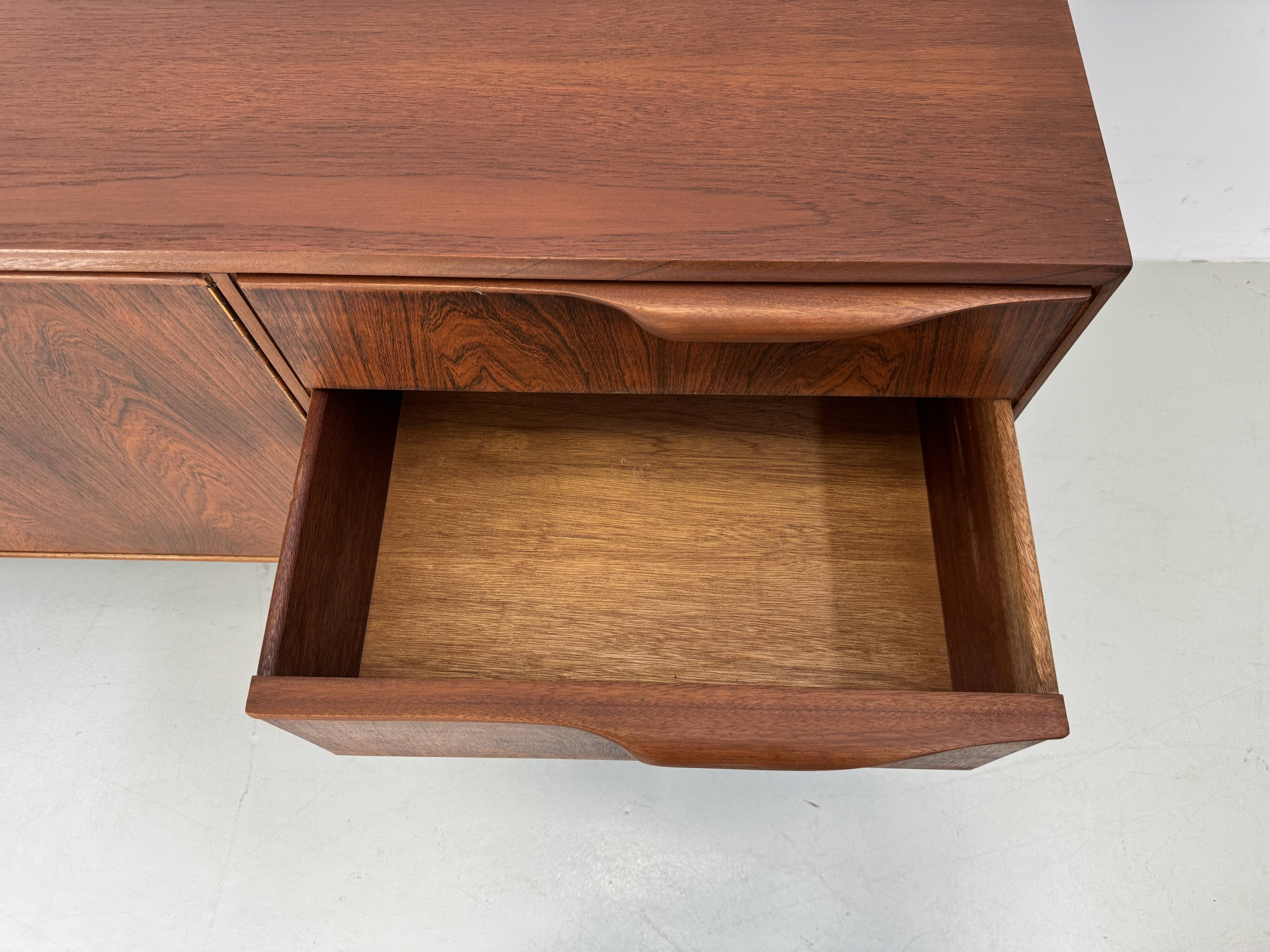 Rare vintage rosewood sideboard by McIntosh design by T. Robertson from the