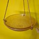 Suspension en verre rosé Art Déco française signée par Sonover, des années 1920/30.