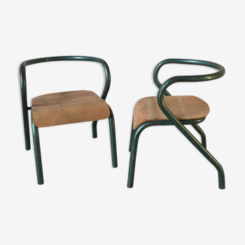 Set de deux chaises enfant Jacques Hitier