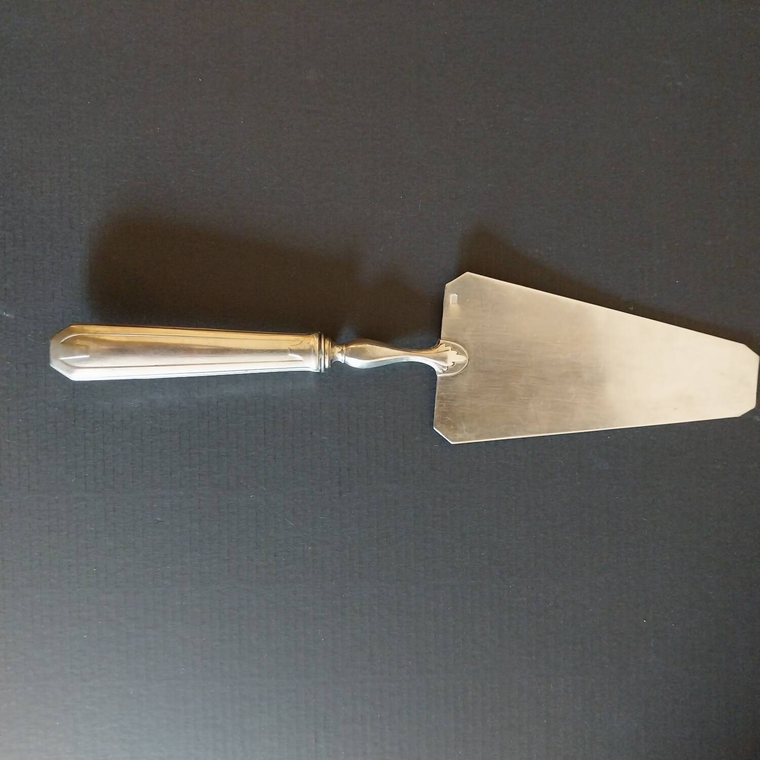 Antique silver-plated pie server