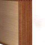 3-drawer varnished rosewood chest of drawers from the 60s