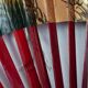Large vintage hand-painted Japanese fan