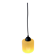 Suspension en verre en forme de « canette » rayée, Mid-Century