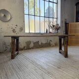 1950s pine farmhouse table 220cm