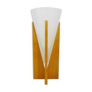 Vase vintage pied bois