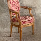 Louis XVI style convertible armchair