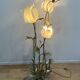Lampadaire fleurs de lotus