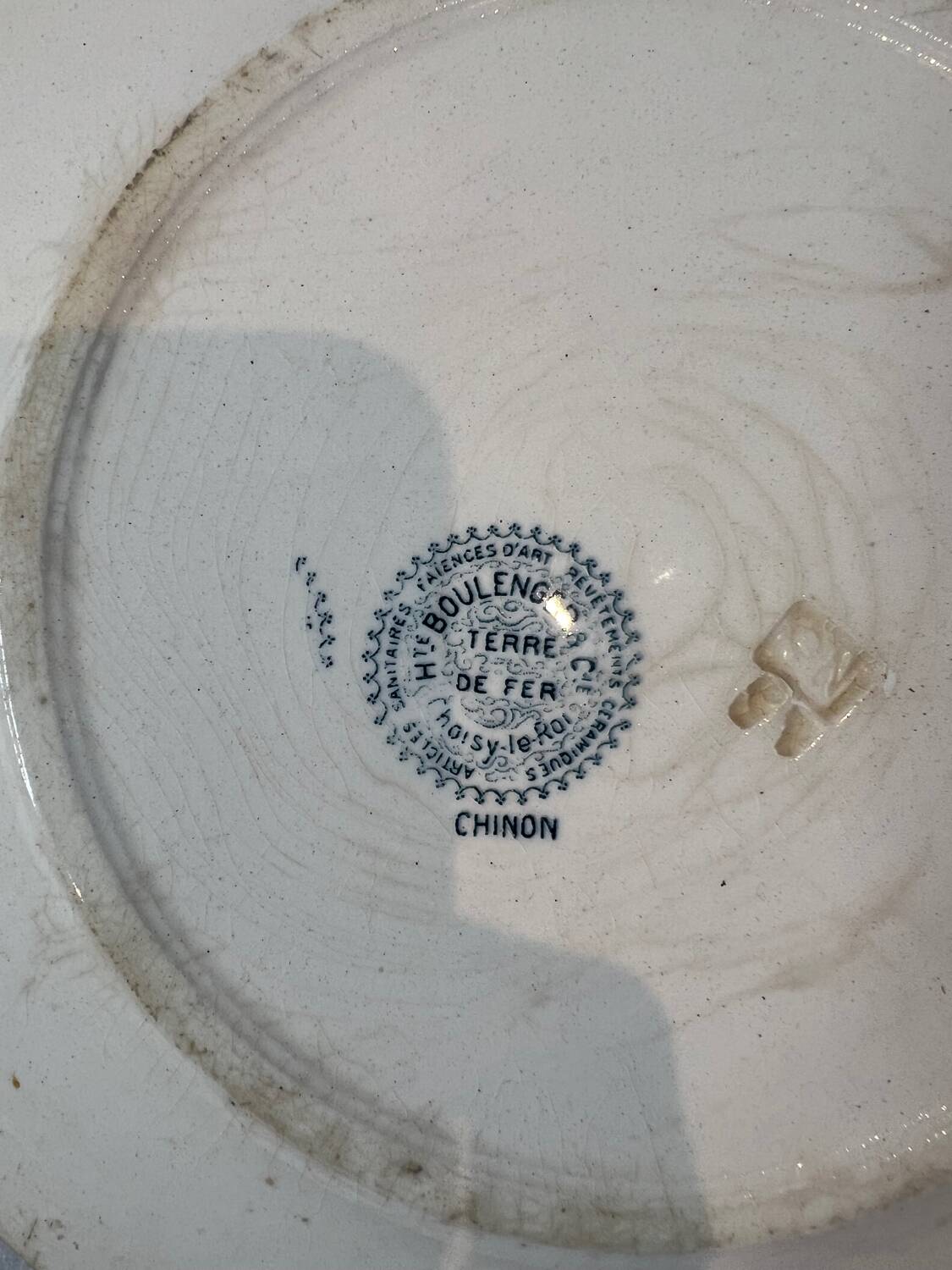 Boulenger Chinon iron plate