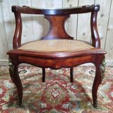 Louis XV style caned office chair - Transition