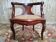 Fauteuil de bureau canné de style Louis XV - Transition