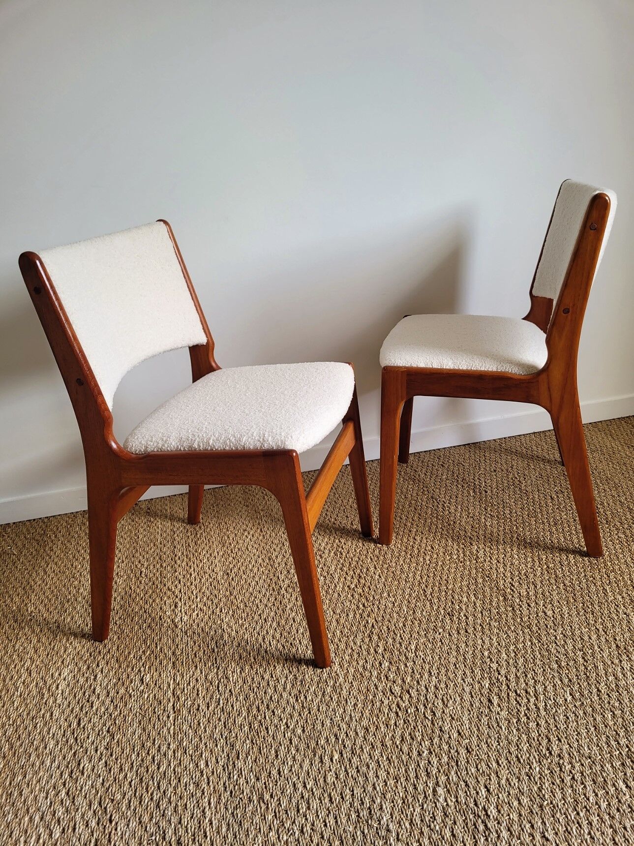 Set of 6 Scandinavian teak chairs Erik Buch model 89
