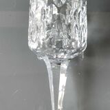 Set of 7 wine glasses. Peill & Putzler. Granada model. Crystal.