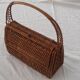 70s wicker handbag