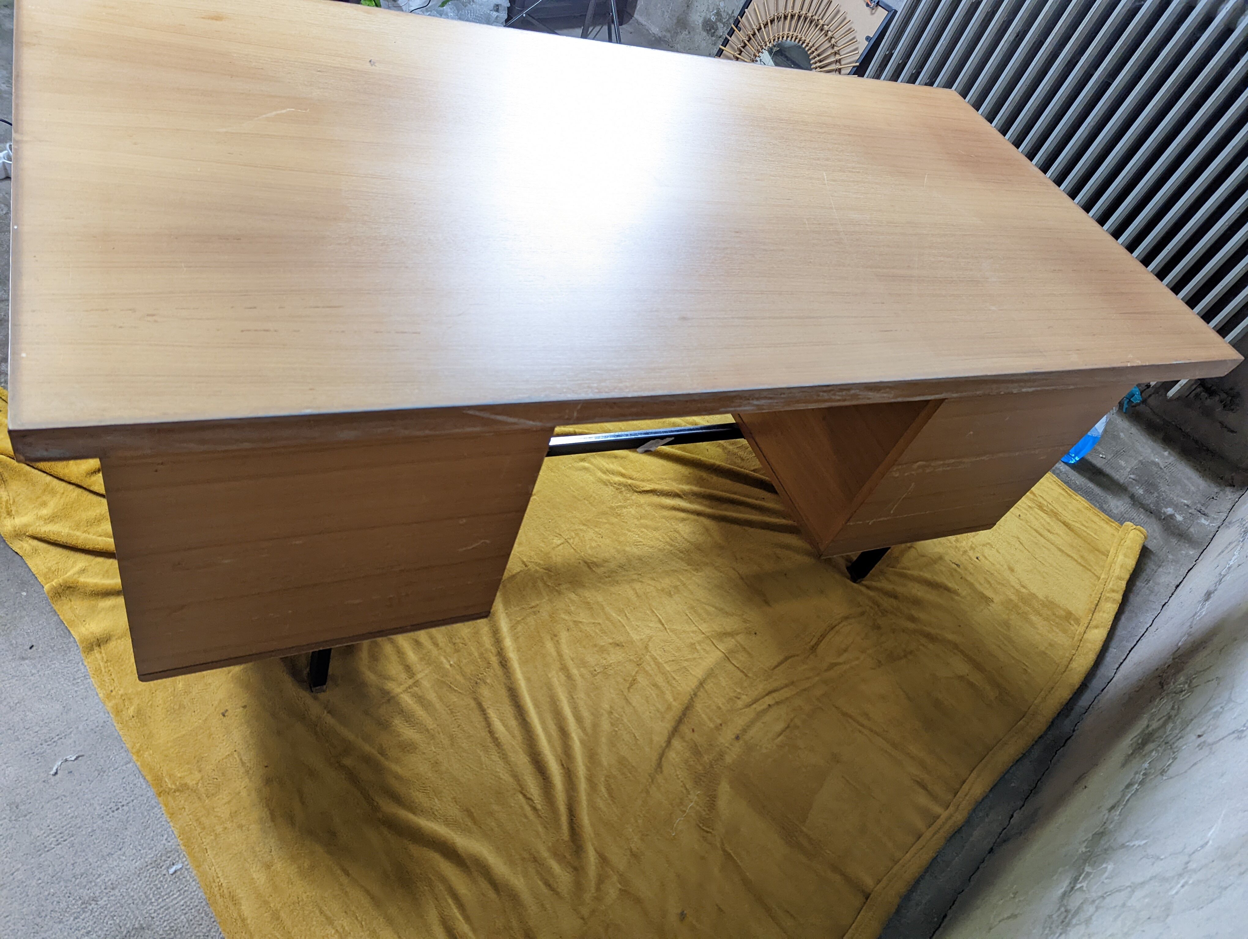 Minvielle desk in mahogany pierre guariche