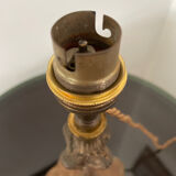 Lampe art nouveau 1900 en bronze