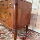Art Deco walnut and black marble commode from the 1960s.