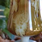 Opaline vase marble effect