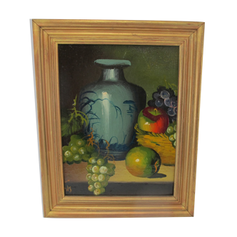 Peinture à l'huile, nature morte