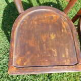 dark wooden bistro chairs
