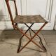 Chaise de camping vintage