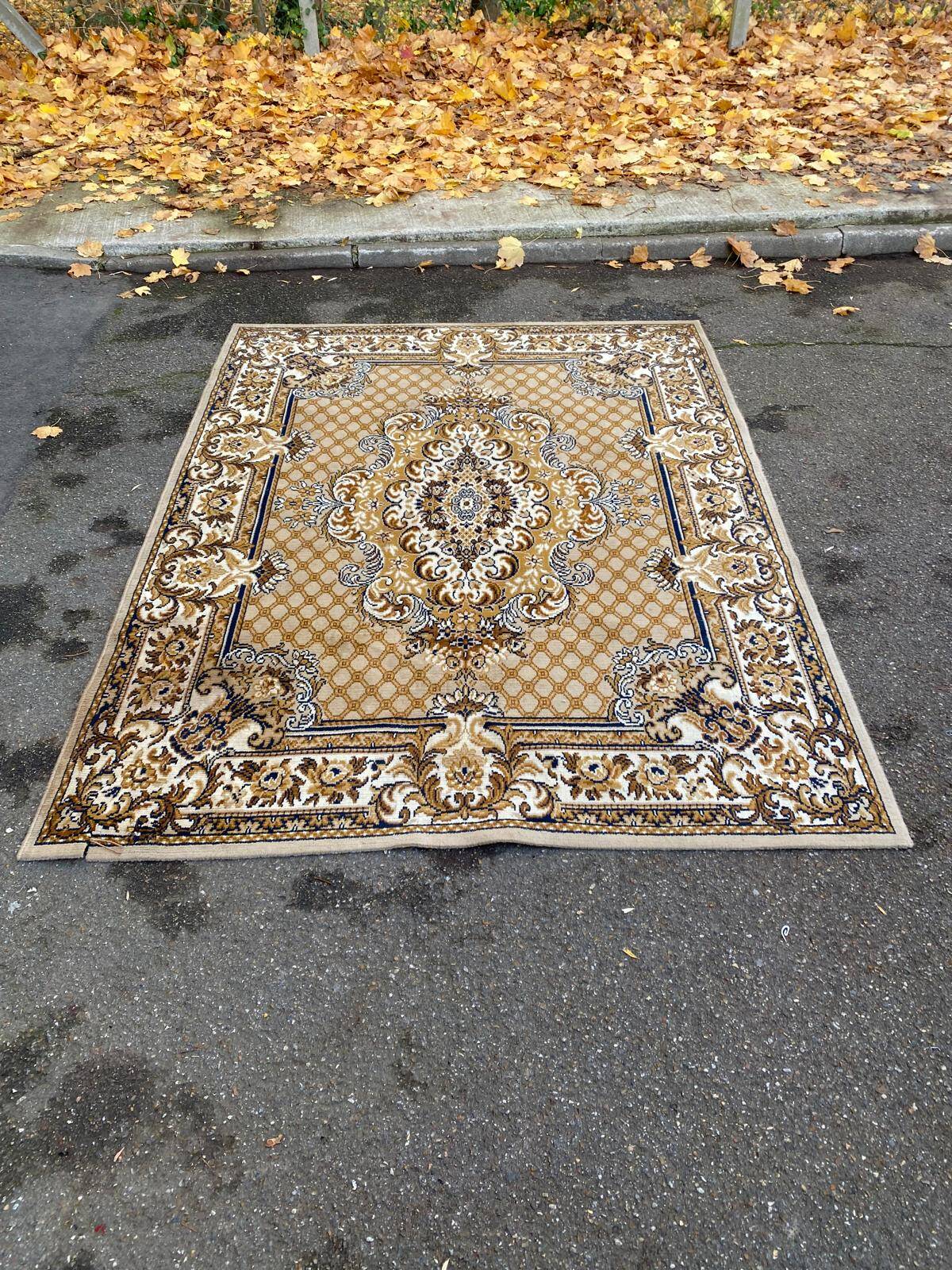 Persian wool rug, brown, 170x230cm