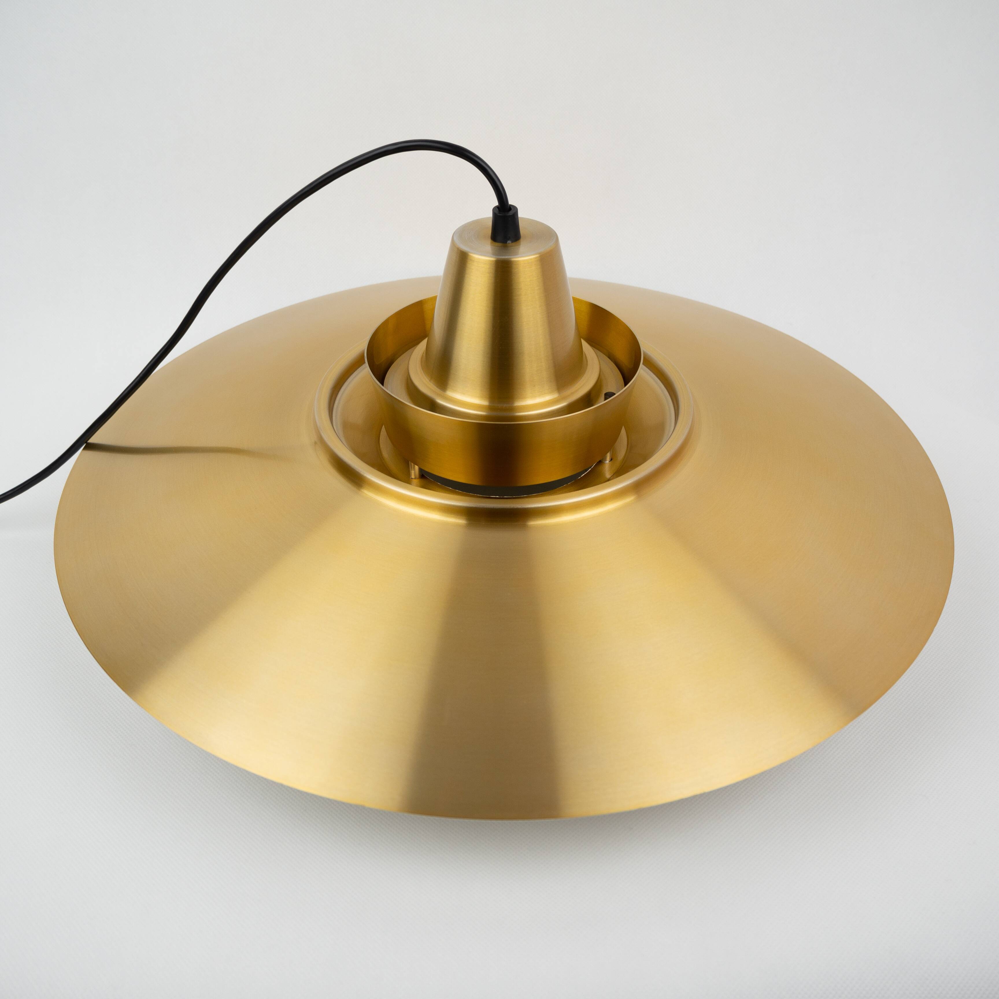 Danish vintage pendant light by David Mogensen, Superlight, 1970s