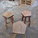 Brutalist stools 1970