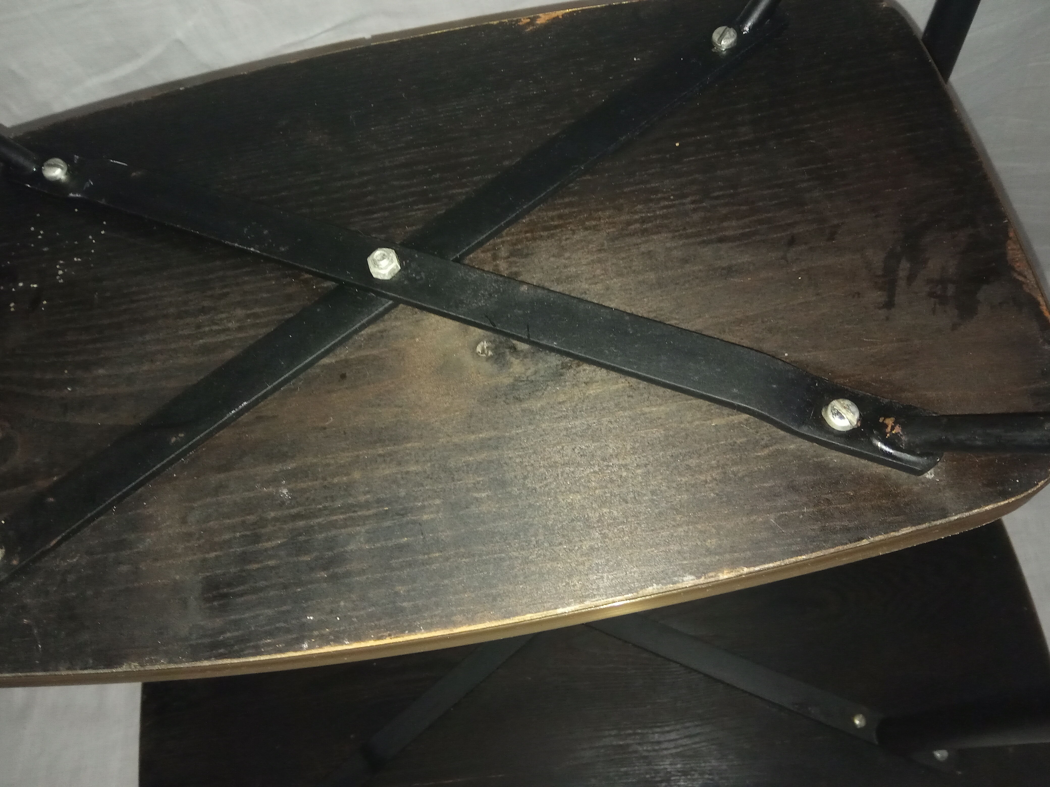 Rolling dessert side table