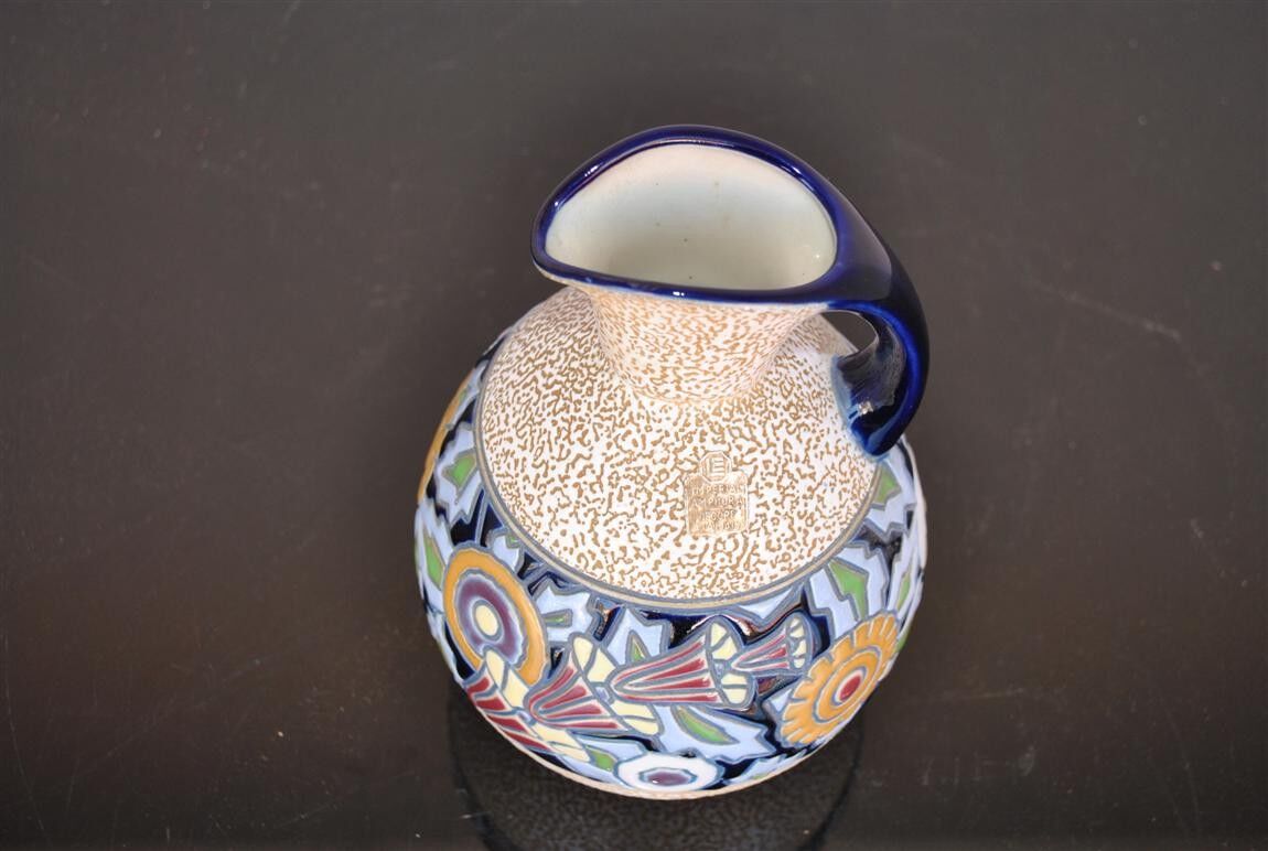 Vase art deco Amphora ceramic pitcher