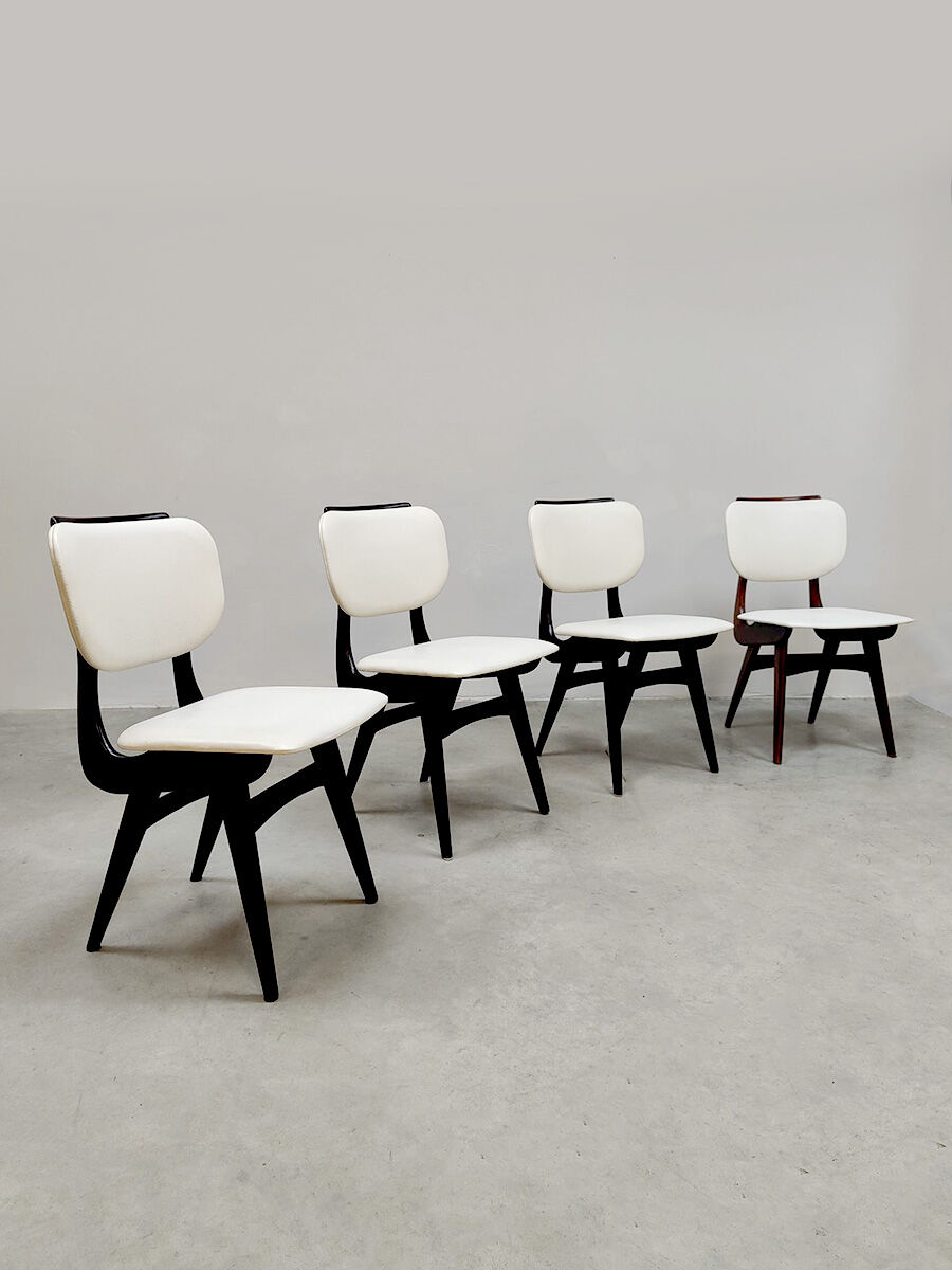 Vintage Dutch dining chairs 'Zwaag' Bako 1960