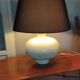 Large vintage ceramic table lamp from the 70s kostka pirouette design